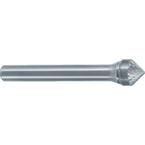 【CAINZ-DASH】スーパーツール スーパー超硬バー　シャンク径６ｍｍ（円錐型９０度）シングルカット（刃径：６．０） SB49C01S【別送品】