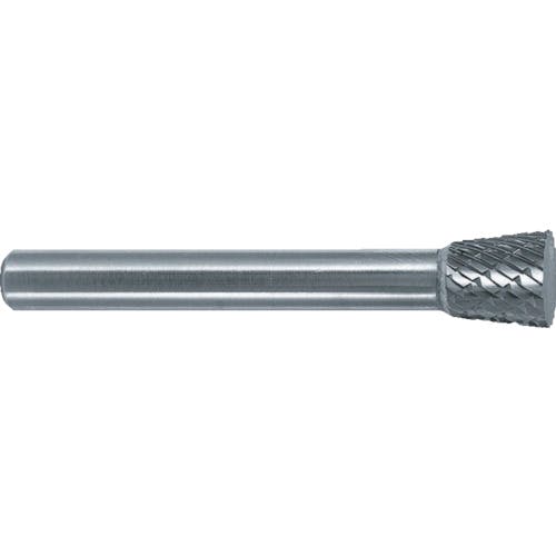 【CAINZ-DASH】スーパーツール スーパー超硬バー　シャンク径６ｍｍ（逆テーパー型）シングルカット（刃径：６．０） SB52C01S【別送品】