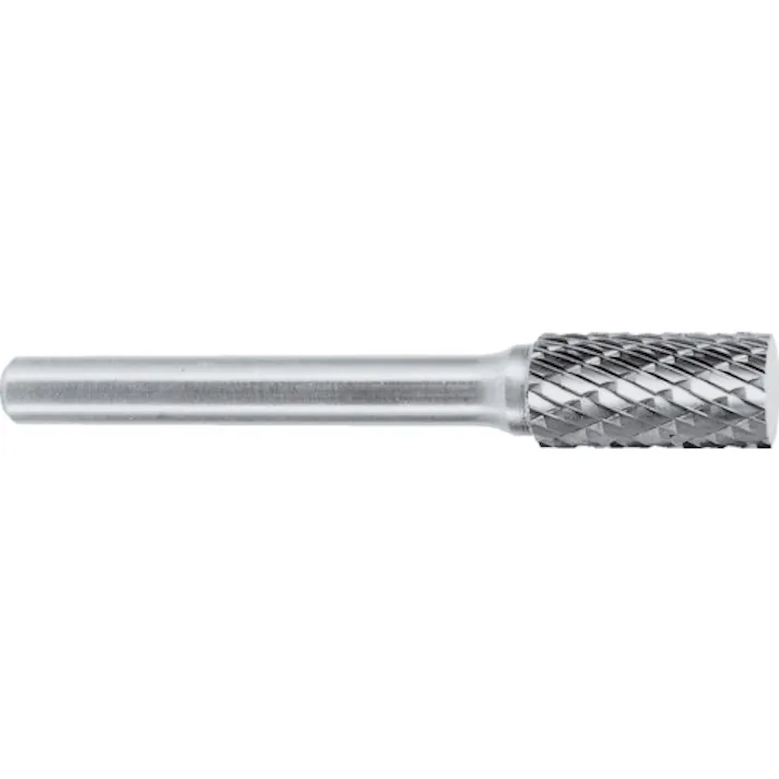 【CAINZ-DASH】スーパーツール スーパー超硬バー ロー付タイプ 円筒型(シングルカット)刃径:6.3mm 刃長:12.7mm 軸径:3.0mm SB1B01S【別送品】