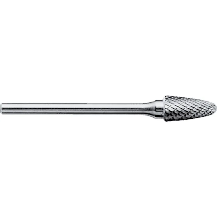 【CAINZ-DASH】スーパーツール スーパー超硬バー ロー付タイプ 砲弾型(シングルカット)刃径:6.3mm 刃長:12.7mm 軸径:3.0mm SB3B06S【別送品】
