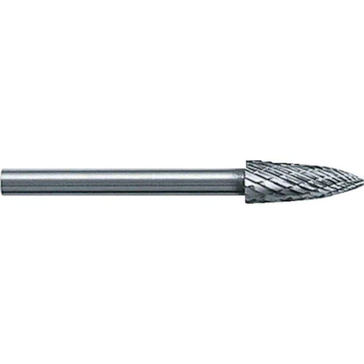 【CAINZ-DASH】スーパーツール スーパー超硬バー オール超硬タイプ ポイント型(シングルカット)刃径:5.0mm 刃長:12.7mm 軸径:3.0mm SB4D09S【別送品】