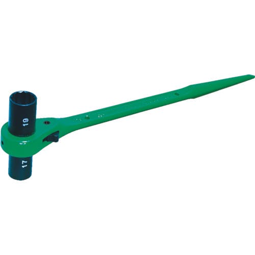 スーパーツール 両ロングソケット・両口ラチェットレンチ(爪式)六角対辺:19×21 全長:310mm RN-1921WL 両口ラチェットレンチ スーパーツール 両ロングソケット・両口ラチェットレンチ(爪式)六角対辺:19×21 全長:310mm RN-1921WL 両口ラチェットレンチ