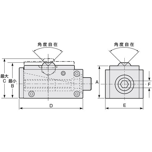 CAINZ-DASH】スーパーツール 水平調整ブロック（高さ：50～55