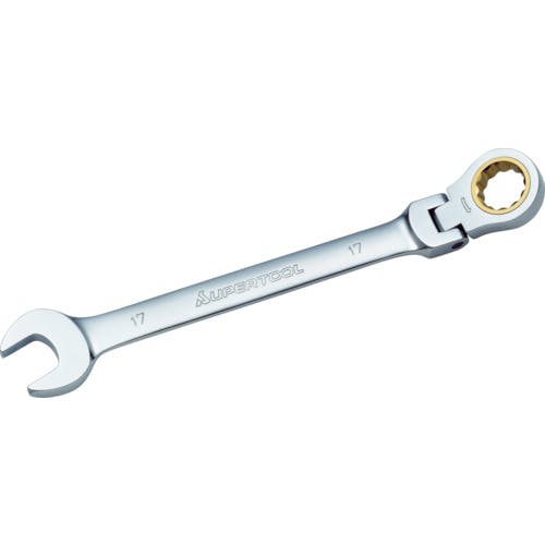 【CAINZ-DASH】スーパーツール ギアレンチ　フレックスタイプ　呼び：１０　Ｌ＝１６０ｍｍ GRW10F【別送品】