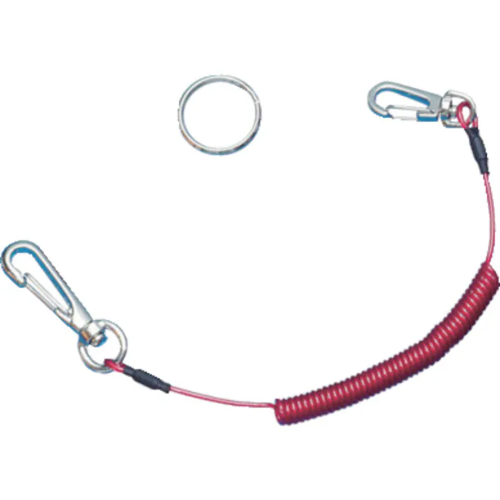 【CAINZ-DASH】スーパーツール 安全ロープ(ステンレスワイヤー芯)レッド 500g用 ARS05R【別送品】