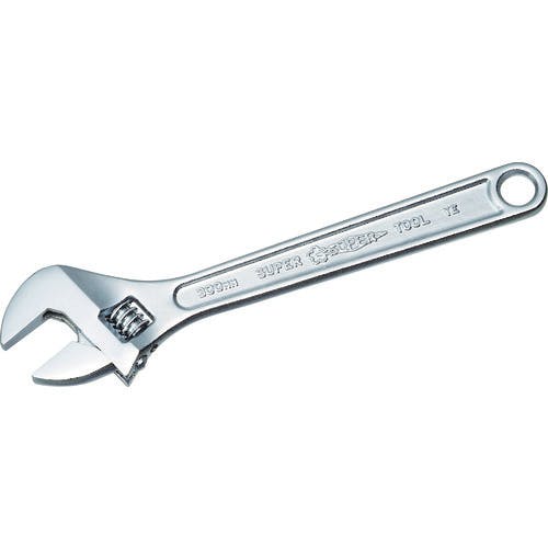 スーパーツール モンキレンチ(JIS・H)強力型 最大開口:34mm MAN300 モンキーレンチ