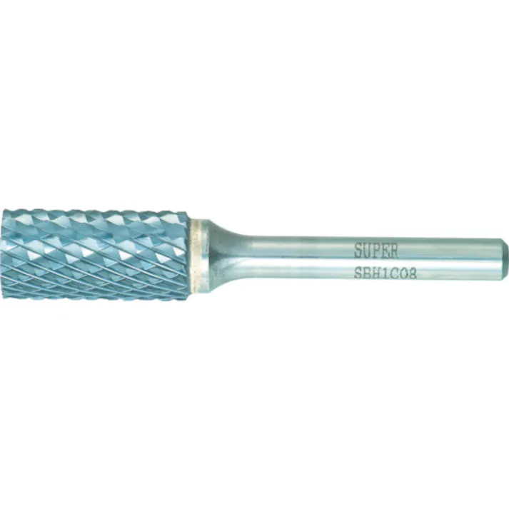 【CAINZ-DASH】スーパーツール スーパー超硬バー 重切削用 ロー付タイプ 円筒型 刃径:12.7mm 軸径:6.0mm SBH1C08【別送品】