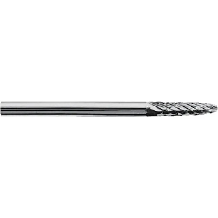【CAINZ-DASH】スーパーツール スーパー超硬バー ロングシャンク オール超硬 砲弾型(ダブルカット)刃径3.0mm 軸径3.0mm 全長75 SB3A0175【別送品】