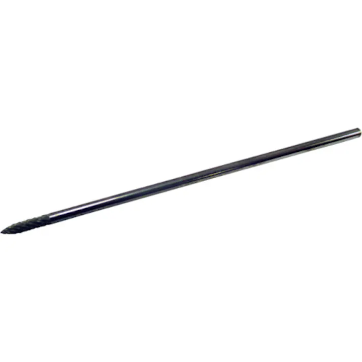【CAINZ-DASH】スーパーツール スーパー超硬バー ロングシャンク オール超硬 ポイント型(ダブルカット)刃径3.0mm 軸径3.0mm 全長100 SB4A03100【別送品】
