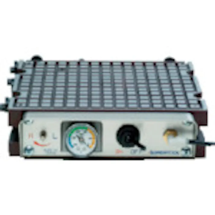 【CAINZ-DASH】スーパーツール 真空チャック サイズ:250×400×65mm 最大吸着力:2.84kN SVA2540【別送品】
