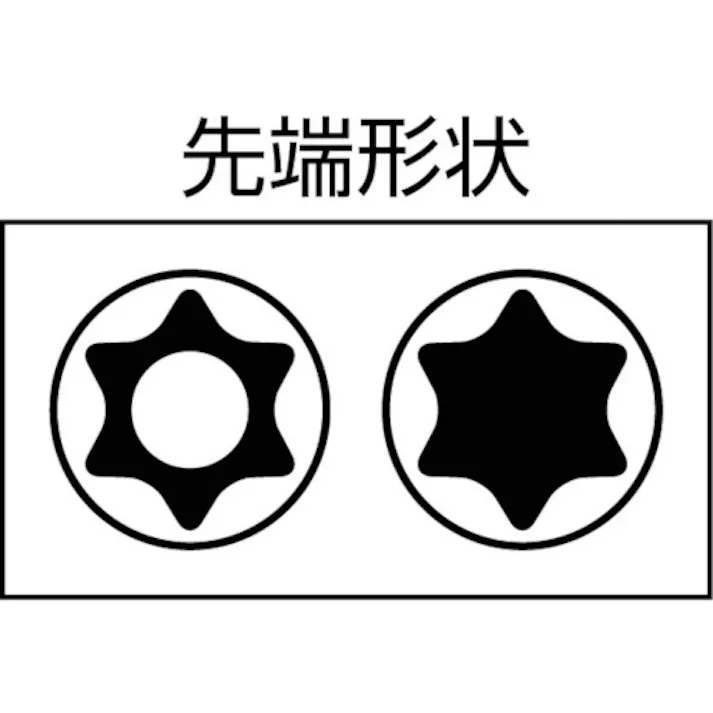 【CAINZ-DASH】スーパーツール ロングいじり止め穴付ヘックスローブレンチ(9本組)T8~50 HTLH9S【別送品】