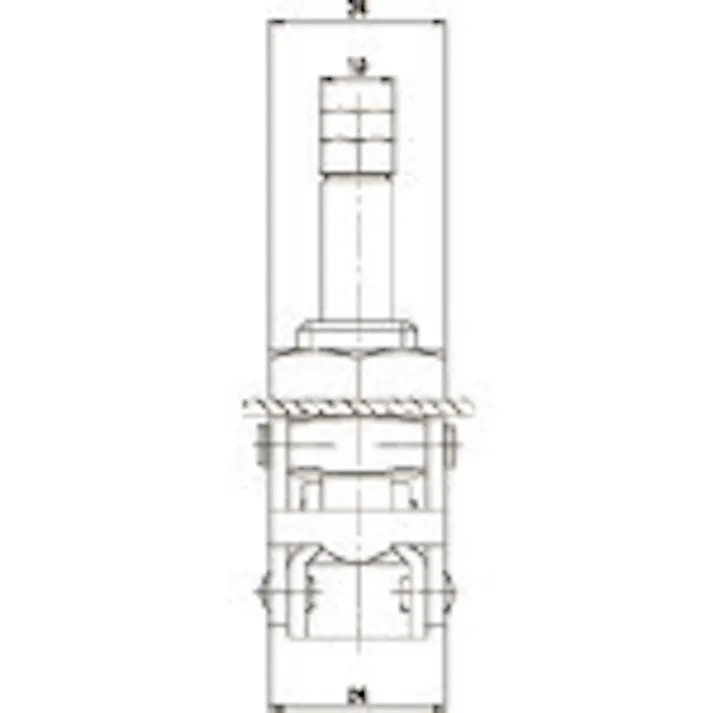 【CAINZ-DASH】スーパーツール 押し引き兼用型トグルクランプ ベース・タイプ:ブラケット 最大支持力:0.91kN TPPM50【別送品】