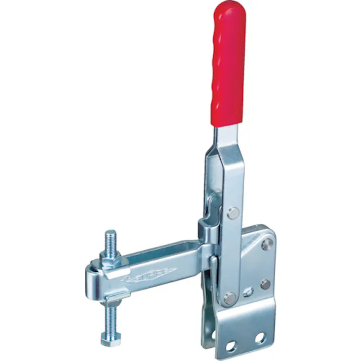 【CAINZ-DASH】スーパーツール 下方押え型トグルクランプ(垂直ハンドル式)全長:327mm 締付力:3kN TDBM41S【別送品】