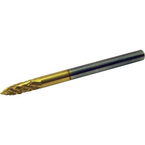 スーパーツール スーパー超硬バー チタンコーティング オール超硬 ポイント型(ダブルカット)刃径3.0mm 軸径3.0mm SBT4A01 超硬バー スーパーツール スーパー超硬バー チタンコーティング オール超硬 ポイント型(ダブルカット)刃径3.0mm 軸径3.0mm SBT4A01 超硬バー