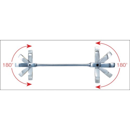 CAINZ-DASH】スーパーツール ギアレンチ ダブルフレックスタイプ 六角