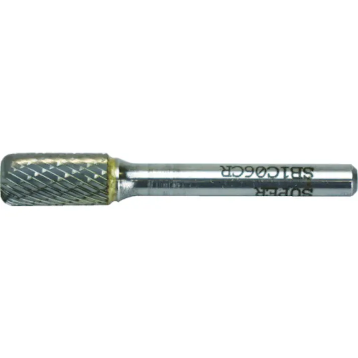 【CAINZ-DASH】スーパーツール スーパー超硬バー ロー付タイプ シャンク径6mm(円筒コーナーR刃型(ダブルカット)刃径:8.0 刃長:20.0 SB1C05CR【別送品】