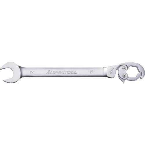スーパーツール オープンラチェットレンチ(ストレートタイプ)L:333mm 呼び:24 RCW24 配管用レンチ スーパーツール オープンラチェットレンチ(ストレートタイプ)L:333mm 呼び:24 RCW24 配管用レンチ