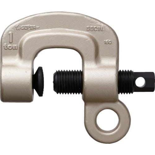 スーパーツール ねじ式クランプ スクリューカムクランプ(シングル・アイ型) 基本使用荷重1t SSC1N ねじ式クランプ スーパーツール ねじ式クランプ スクリューカムクランプ(シングル・アイ型) 基本使用荷重1t SSC1N ねじ式クランプ