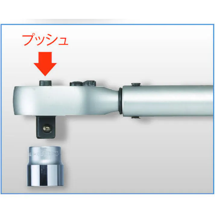 【CAINZ-DASH】スーパーツール メカニカルトルクレンチ ラチェットタイプ トルク測定範囲(N・m):40~200 差込角12.7 TRH4200【別送品】