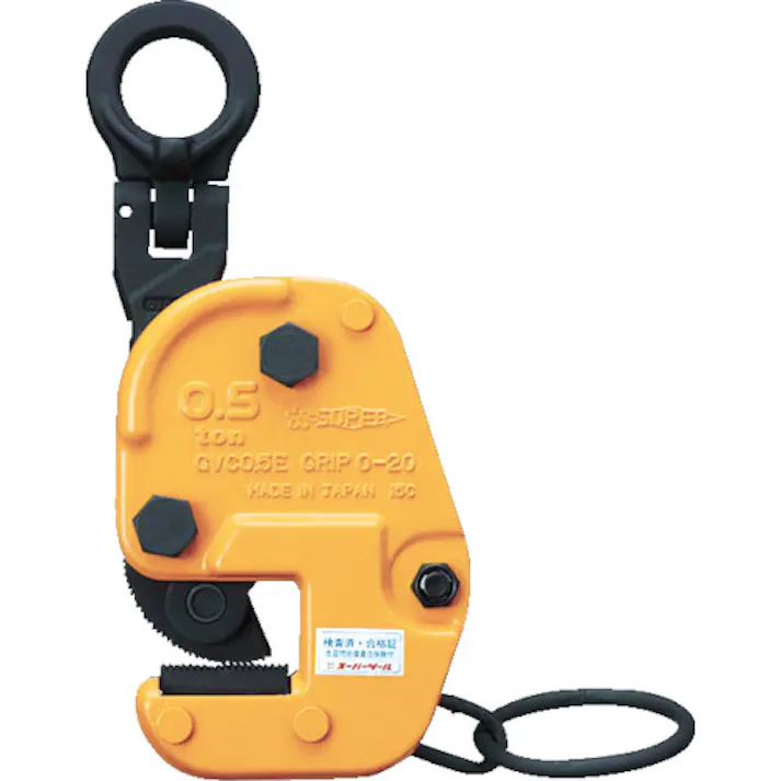 【CAINZ-DASH】スーパーツール 横吊クランプ 自在型ロックハンドル式 細目仕様 基本使用荷重1t GVC1EN【別送品】
