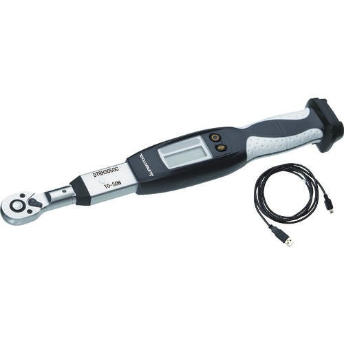 【CAINZ-DASH】スーパーツール デジタルトルクレンチ　ハイスペック（ケーブル式）　差込角９．５ｍｍ　トルク測定範囲：１０～５０Ｎ・ｍ DTRH3050C【別送品】