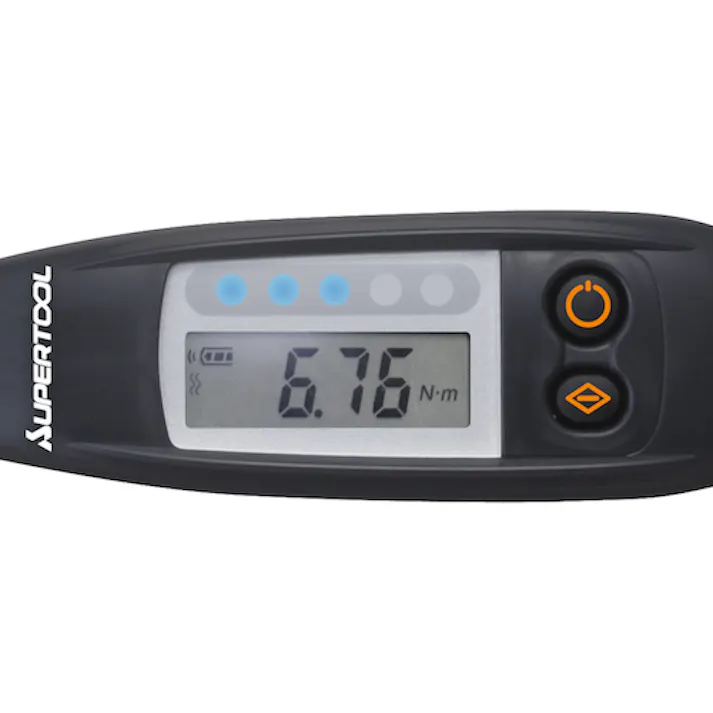【CAINZ-DASH】スーパーツール デジタルトルクレンチ ハイスペック(ケーブル式) 差込角19.0mm トルク測定範囲:60~300N・m DTRH6300C【別送品】