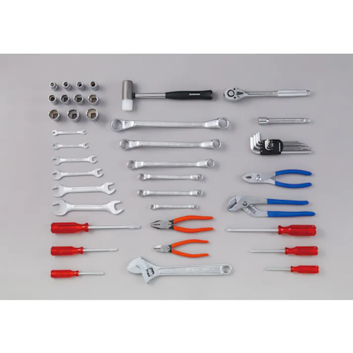 【CAINZ-DASH】スーパーツール プロ用両開き工具セット(2段式)スタンダードタイプ S5000S【別送品】