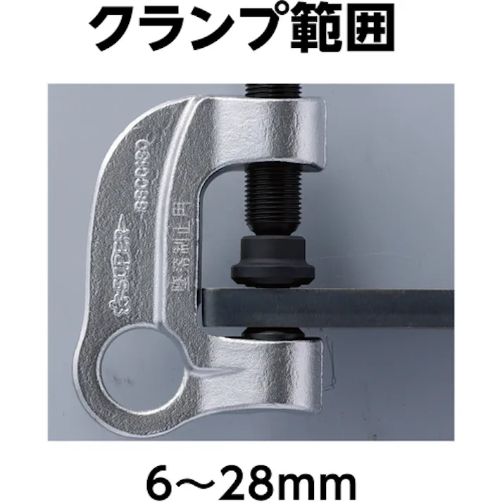 【CAINZ-DASH】スーパーツール 墜落制止用器具取付クランプ SSCC130【別送品】