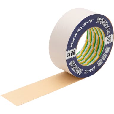 【CAINZ-DASH】ダイヤテックス 気密防水用テープ　片面タイプ（超強粘着）　５０ｍｍ×２０ｍ　ホワイト KM-50-WH【別送品】