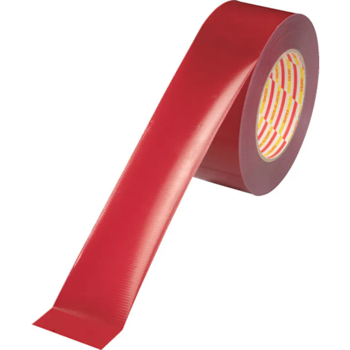 【CAINZ-DASH】ダイヤテックス ラインテープ 50mm×50m 赤 L-10-RE-50MM【別送品】