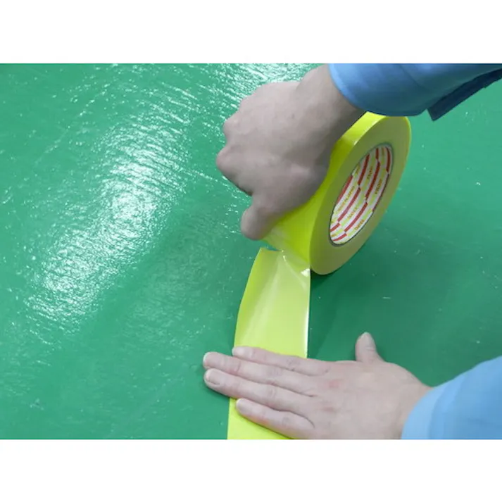 【CAINZ-DASH】ダイヤテックス ラインテープ 50mm×50m 赤 L-10-RE-50MM【別送品】