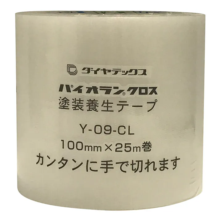 ダイヤテックス パイオラン 塗装・建築養生用テープ 透明 幅100mm×長さ25m