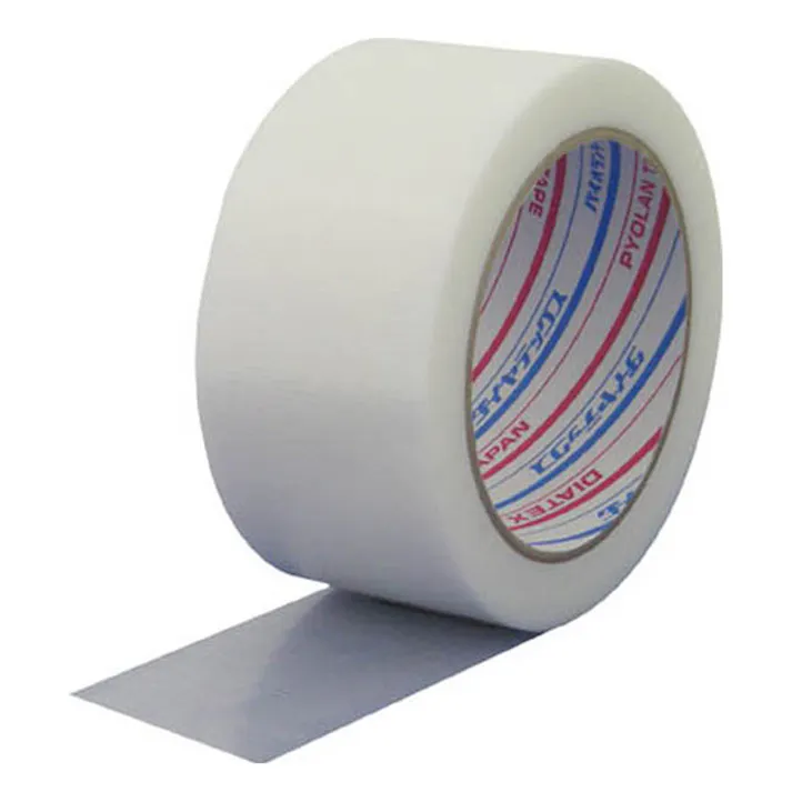 ダイヤテックス パイオラン 床養生用テープ 白 幅50mm 長さ25m