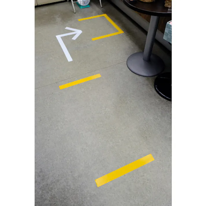 【CAINZ-DASH】ダイヤテックス 耐久ラインテープ 50mm×50m 白 TL-15-WH 50MM【別送品】