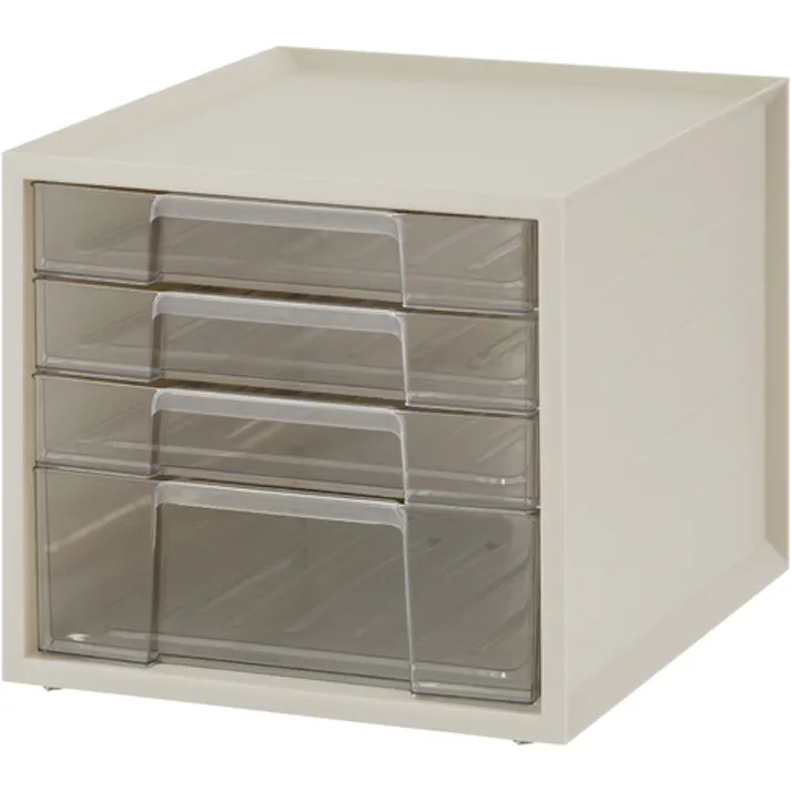 【CAINZ-DASH】アイリスオーヤマ 207062 レターケース LCJ-4D-WH 4段 ホワイト LCJ-4D-WH【別送品】