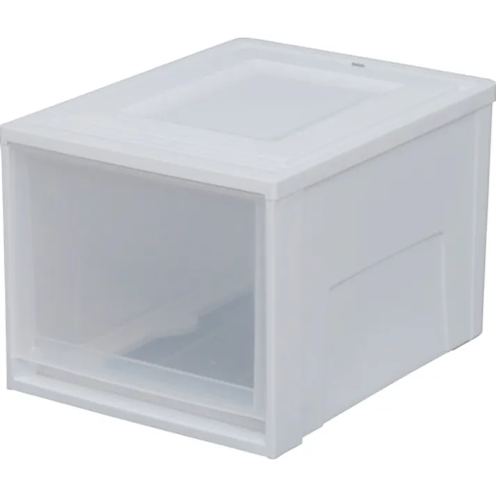 【CAINZ-DASH】アイリスオーヤマ 228278 チェスト 350×450×297 ホワイト/クリア BC-MD【別送品】