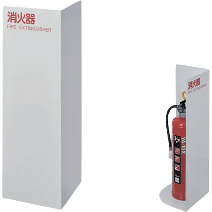 【CAINZ-DASH】アイリスオーヤマ 252982 消火器スタンド 床置きコーナー型 SSC-200A-W【別送品】
