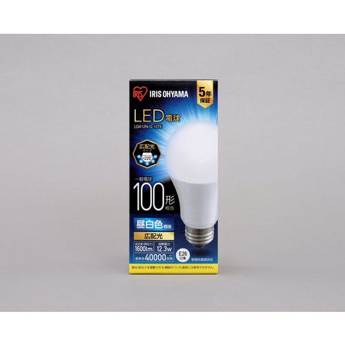 アイリスオーヤマ 521614 LED電球 E26 広配光タイプ 昼白色 100形相当 1600LM LDA12N-G-10T6 電球(LED) アイリスオーヤマ 521614 LED電球 E26 広配光タイプ 昼白色 100形相当 1600LM LDA12N-G-10T6 電球(LED)