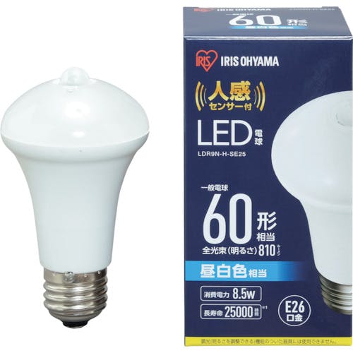 アイリスオーヤマ LED電球 人感センサー付き - 蛍光灯・電球
