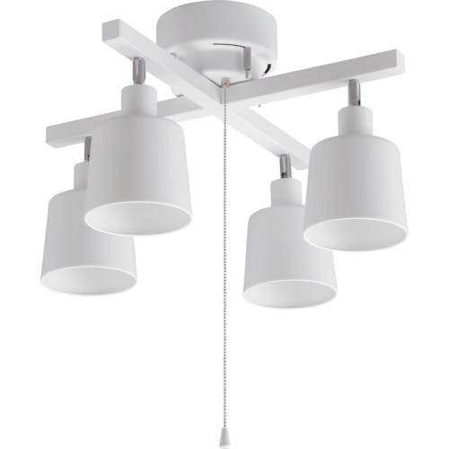 アイリスオーヤマ 537643 4灯シーリング クロス ホワイト CE4LA-20C-W 天井照明器具(LED) アイリスオーヤマ 537643 4灯シーリング クロス ホワイト CE4LA-20C-W 天井照明器具(LED)