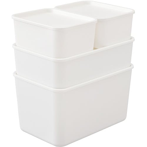 CAINZ-DASH】アイリスオーヤマ 288074 フタ付き 積み重ねBOX