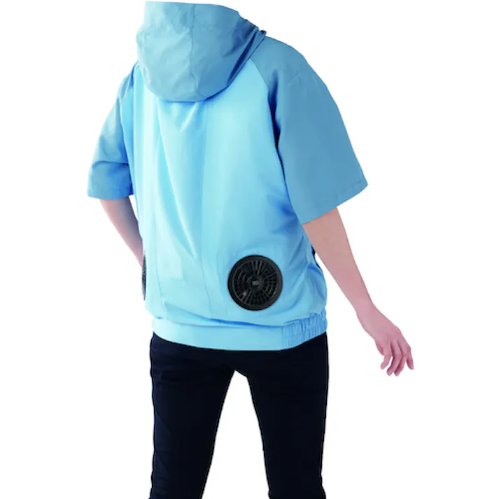 【CAINZ-DASH】アイリスオーヤマ 288095 カジュアルクールウェア半袖セット(フード有り)LL CCHS-LL02-A【別送品】