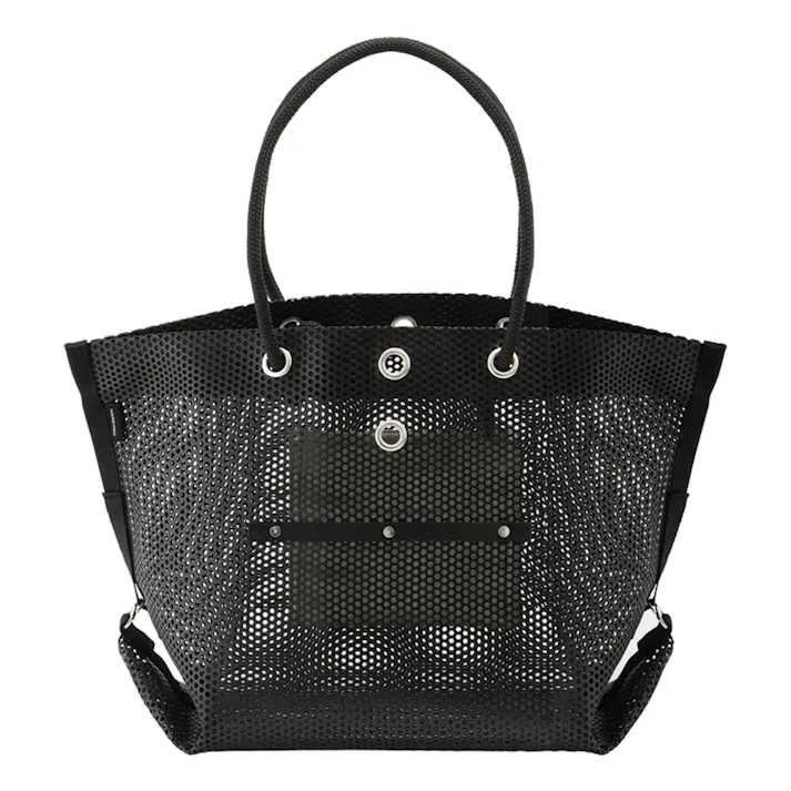 メッシュツールバッグ ブラック TLB-M5241 Mサイズ 幅52cm 高さ41cm