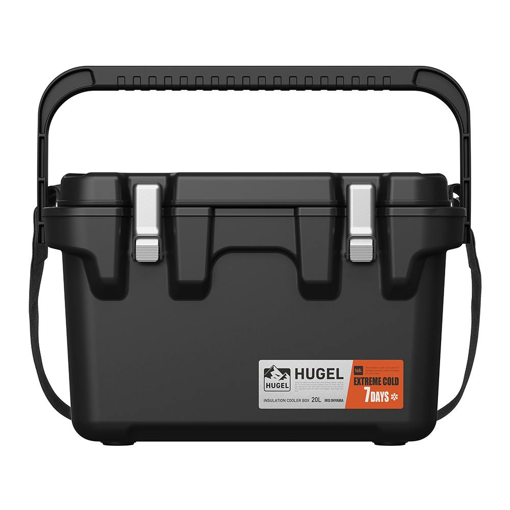 HUGEL真空断熱クーラーボックス20L チャコールグレー VITC-20R