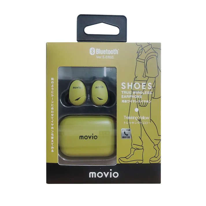 ナガオカ 完全ワイヤレスイヤホン トレッキングイエロー M310SHOESTYE