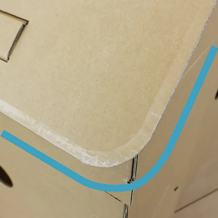 ダンボールハウス くまさんのおえかきハウス