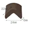 安心クッション L字型 細 2m ブラウン