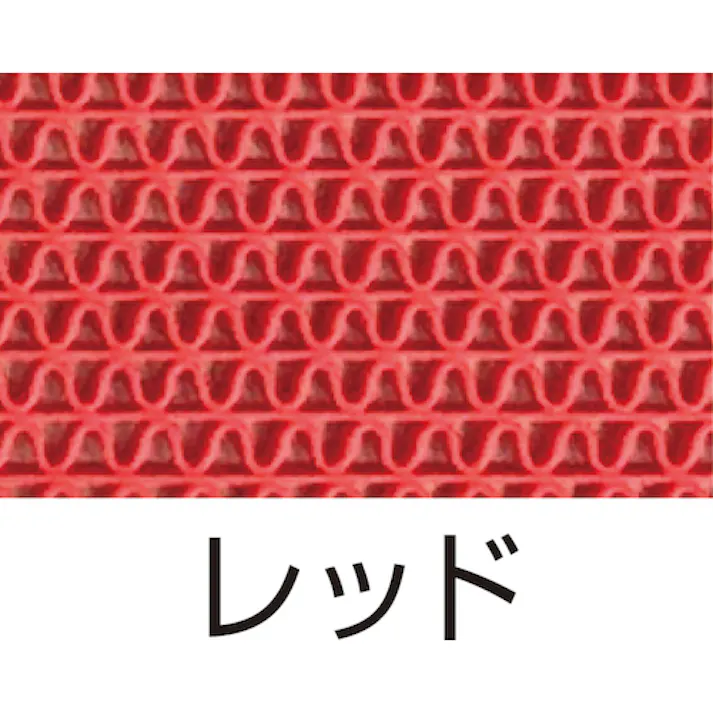 【CAINZ-DASH】カーボーイ 安全歩行マット 1,200mmx6m レッド AI-1206RE【別送品】