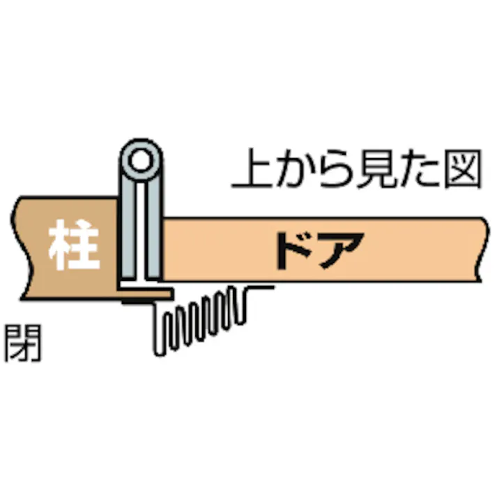 【CAINZ-DASH】カーボーイ ゆびストッパー40cm ブラウン YS-04【別送品】