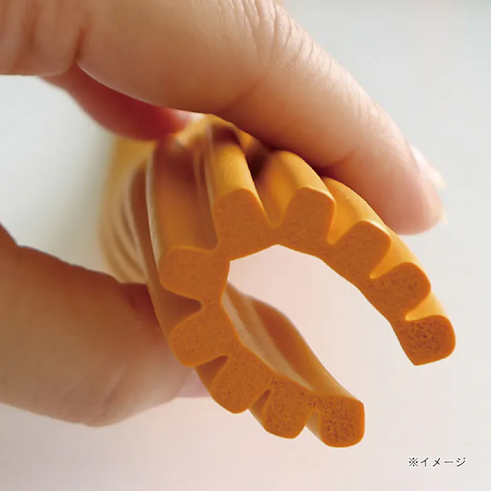 安心クッションウェーブ型 1.2m ブラウン WB04